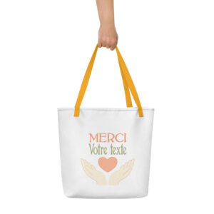Tote bag remerciement personnalisable