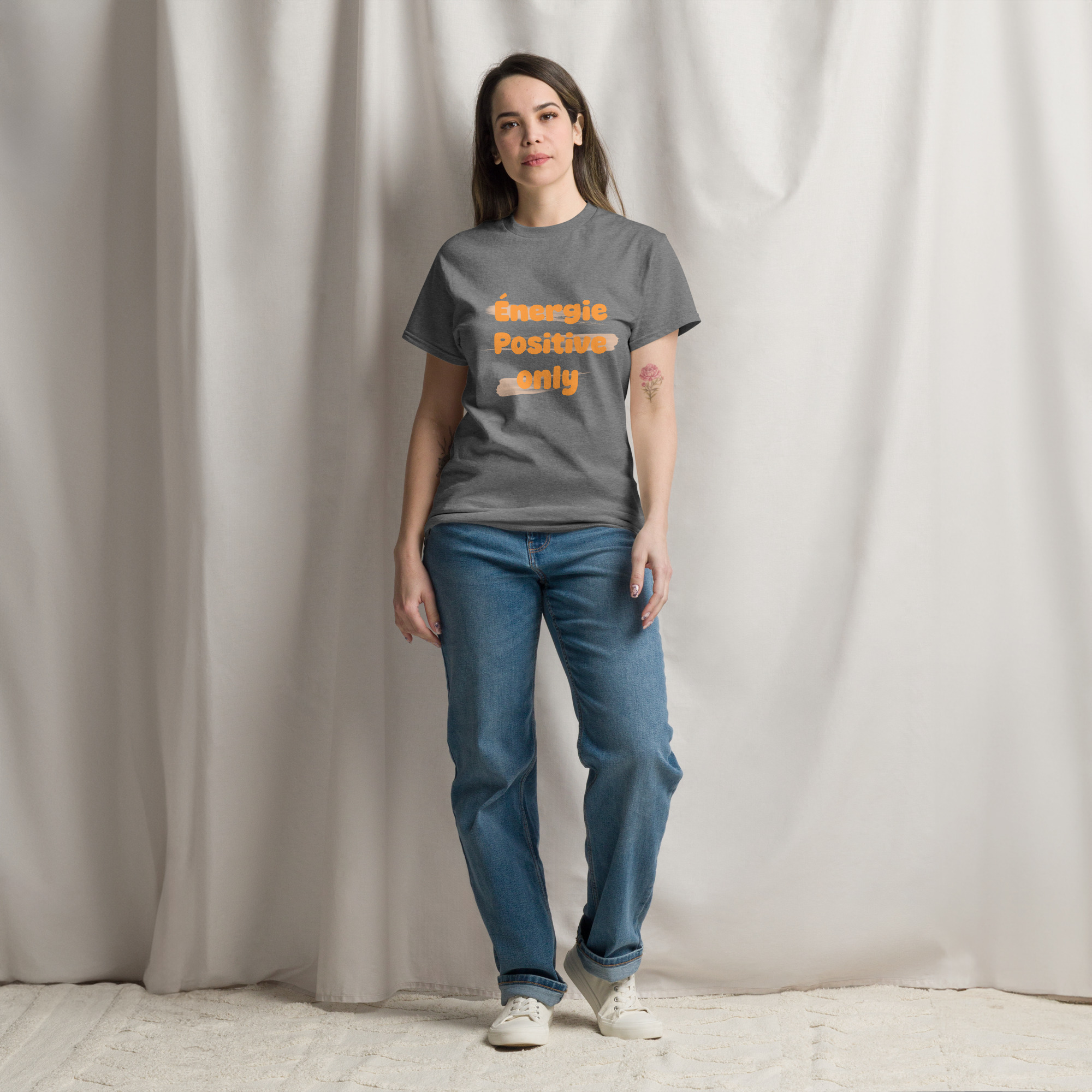 T-shirt classique unisexe - Energie positive – Image 5